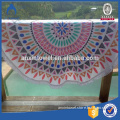 China wholesale super cheap 100% Cotton Reactive Printed round Beach Towels